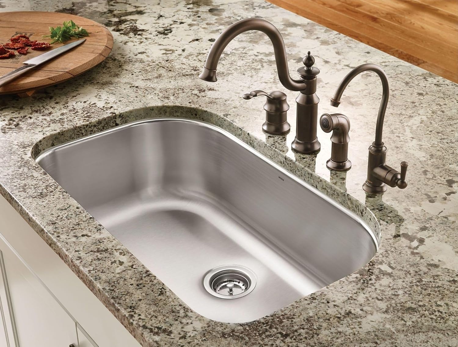 image:imageMoen Oil Rubbed Bronze Sip Traditional Cold Water Kitchen Beverage Faucet with Optional Filtration System S5510ORB