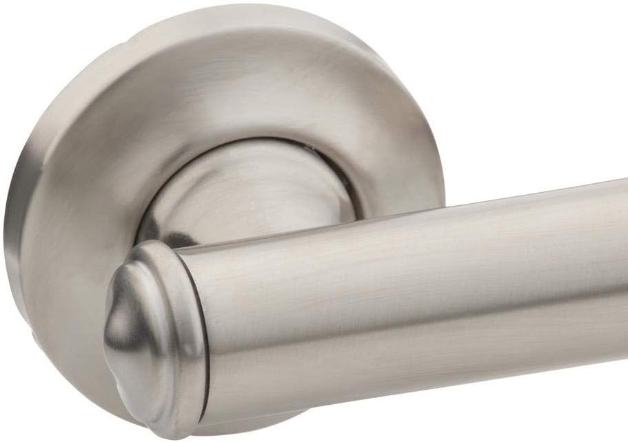 image:imageMoen R8716D1GCH Bathroom Safety 16inch Bathroom Grab Bar with Comfort Grip Pad ChromeBrushed Nickel