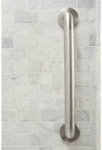 image:imageMoen R8742W Bathroom Safety 42Inch Stainless Steel Bathroom Grab Bar Glacier White