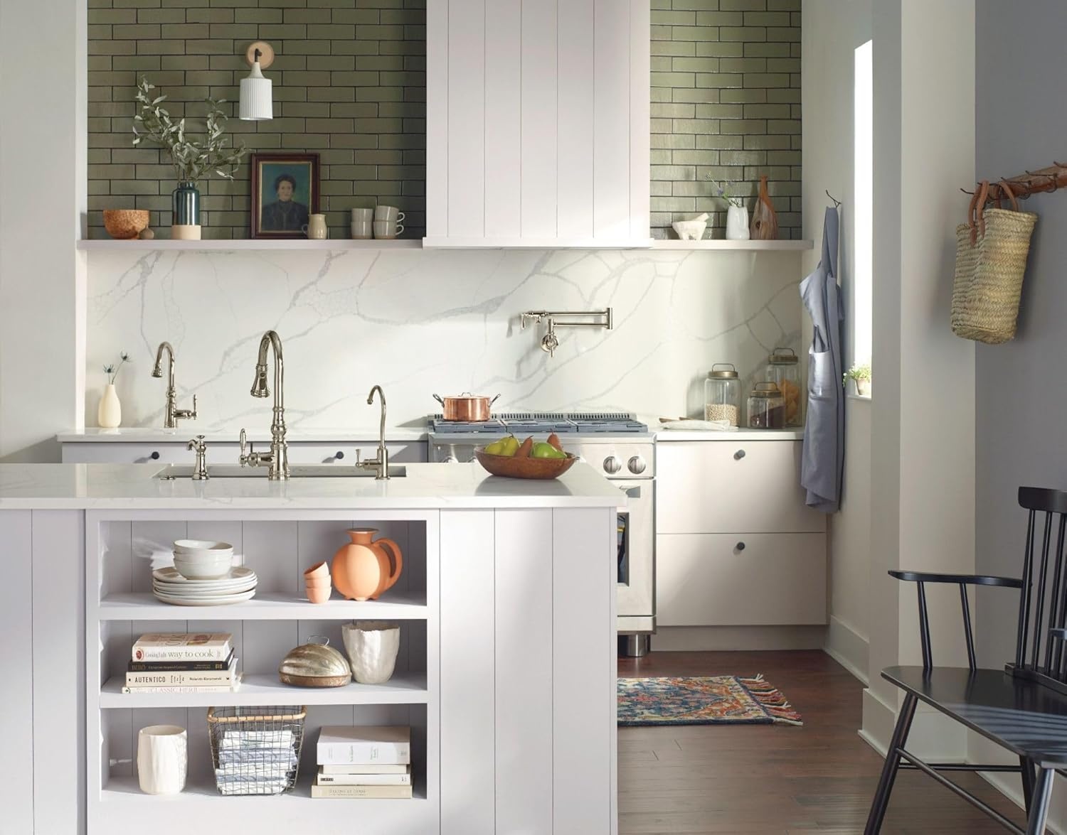 image:imageMoen S5510NL Sip Traditional Cold Water Kitchen Beverage Faucet Optional Water Filtration System Available Sold Separately Polished Nickel