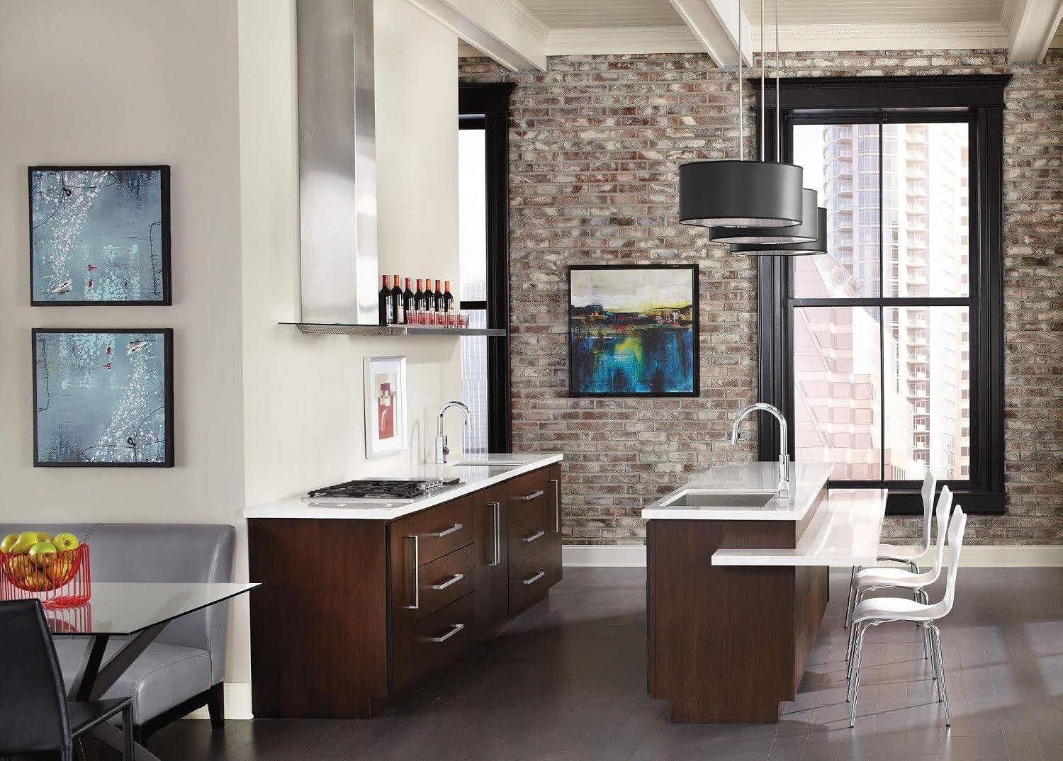 image:imageMoen S72308 STO OneHandle High Arc Pulldown Kitchen Faucet with Power Clean ChromeSpot Resist Stainless