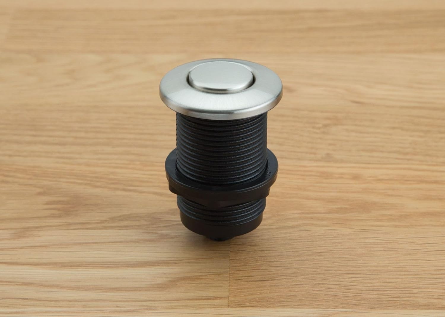 image:imageMoen Satin Nickel Garbage Disposal Air Switch Coordinating Decorative Button Air Switch Sold Separately AS4201SN