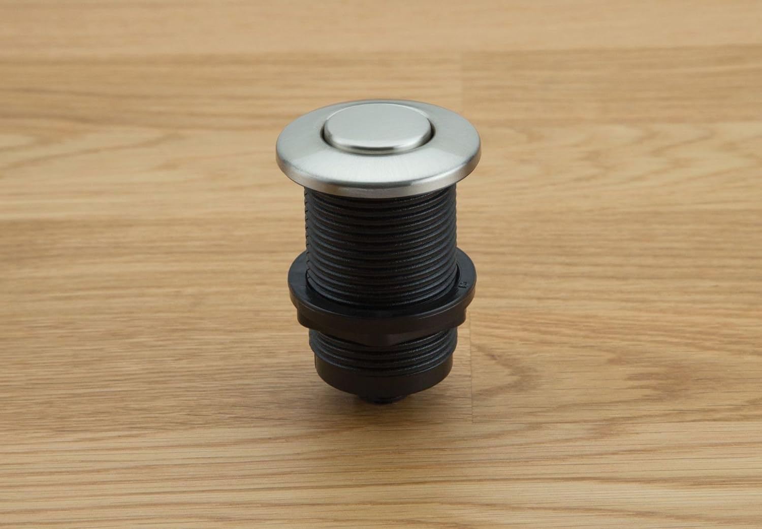 image:imageMoen Satin Nickel Garbage Disposal Air Switch Coordinating Decorative Button Air Switch Sold Separately AS4201SN
