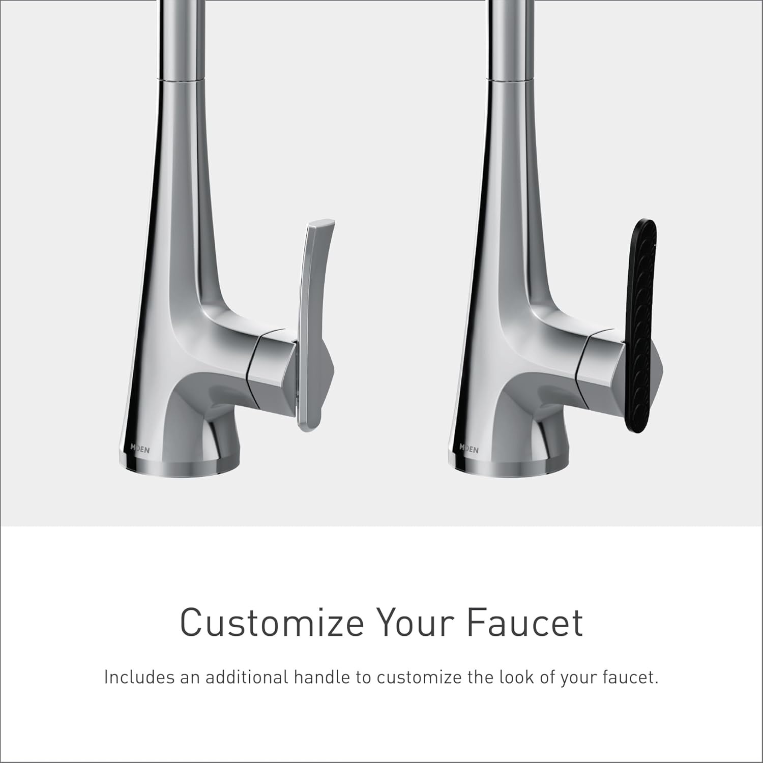 image:imageMoen Sinema Chrome SingleHandle Touchless High Arc Pulldown Kitchen Faucet Spring Kitchen Sink Faucet with Pulldown Sprayer Head and Wave Motion Sensor S5235EWC
