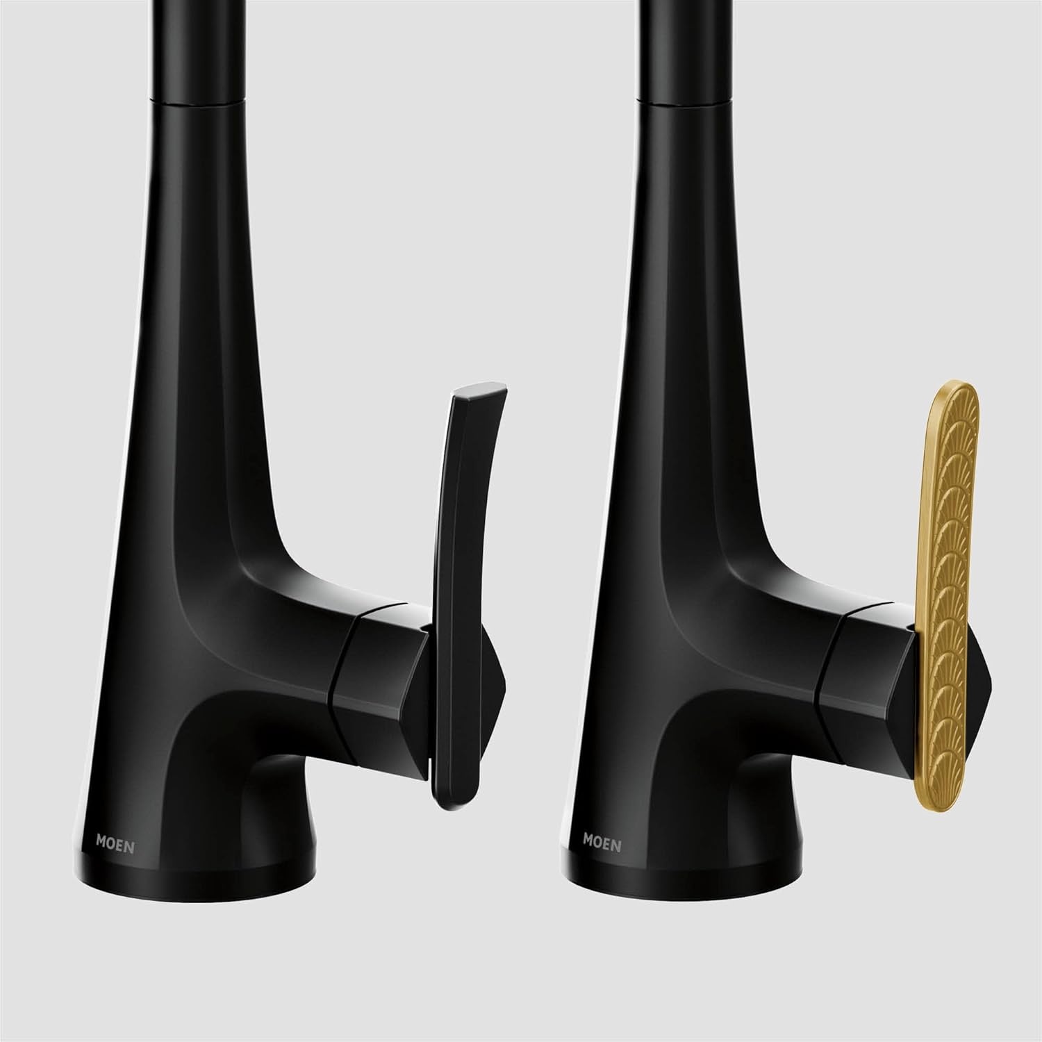 image:imageMoen Sinema Matte Black 3in1 Water Filtration OneHandle Pulldown Kitchen Faucet FS7235BL with Moen F9800 Advanced Carbon Water Filtration SystemMatte Black