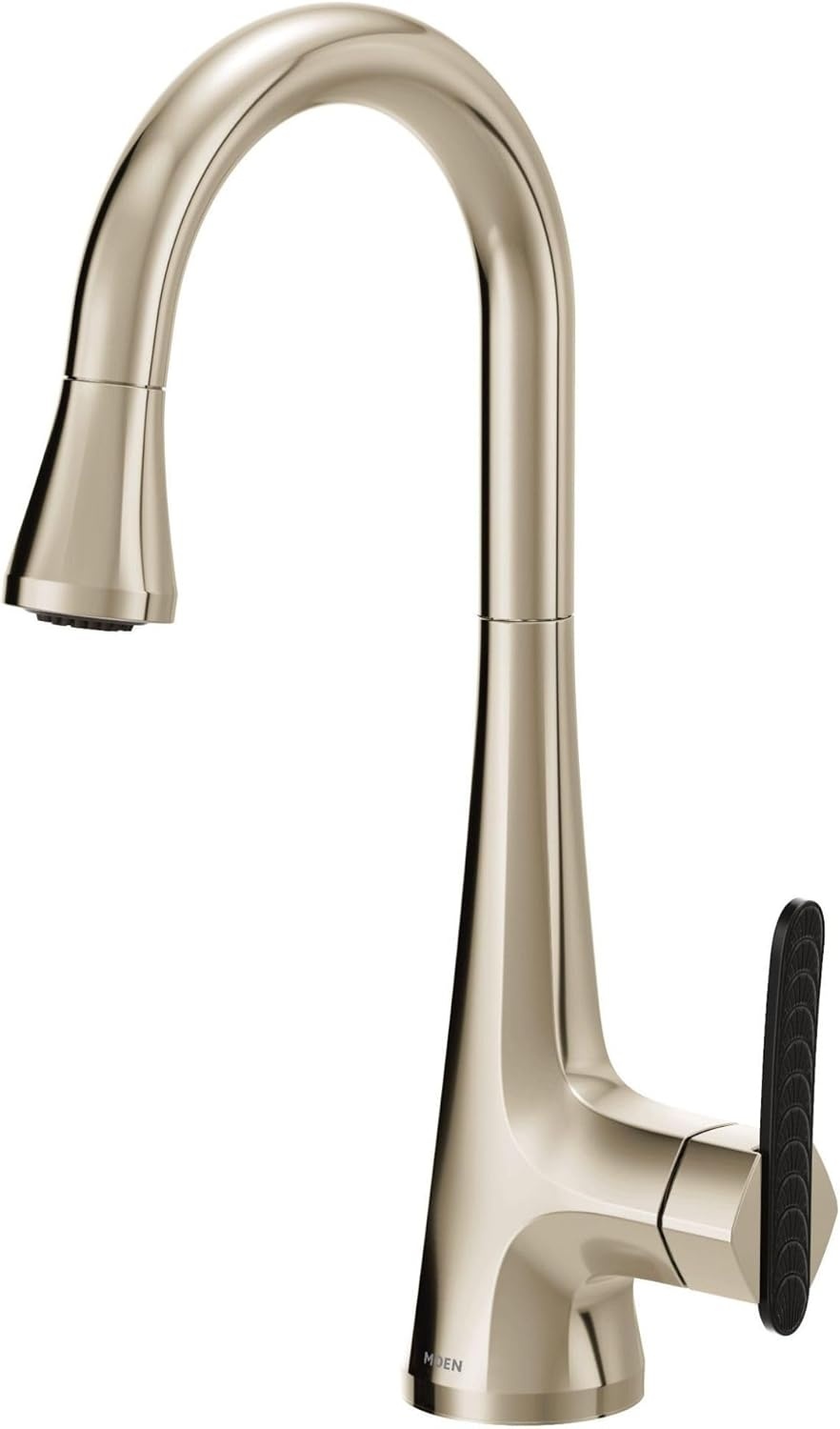 image:imageMoen Sinema Matte Black 3in1 Water Filtration OneHandle Pulldown Kitchen Faucet FS7235BL with Moen F9800 Advanced Carbon Water Filtration SystemPolished Nickel