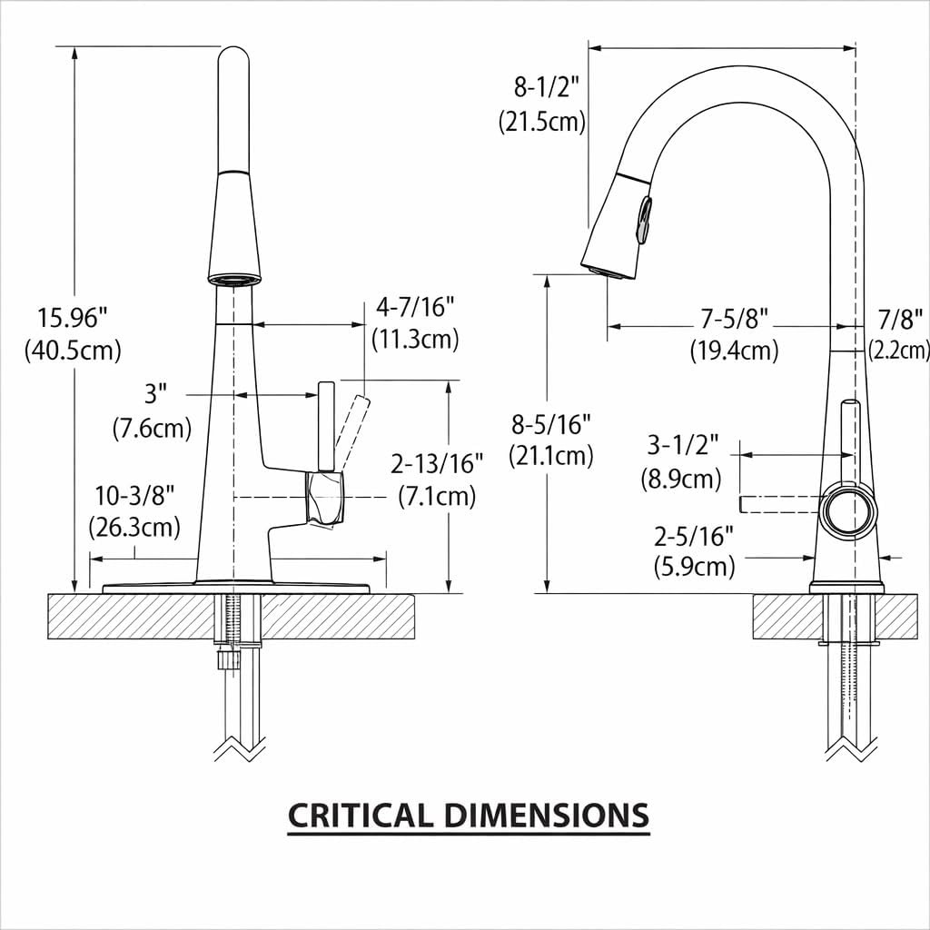 image:imageMoen Sleek Oil Rubbed Bronze OneHandle High Arc Kitchen Faucet with Pulldown Sprayer Featuring Power Boost for a Faster Clean 7864ORBSpot Resist Stainless