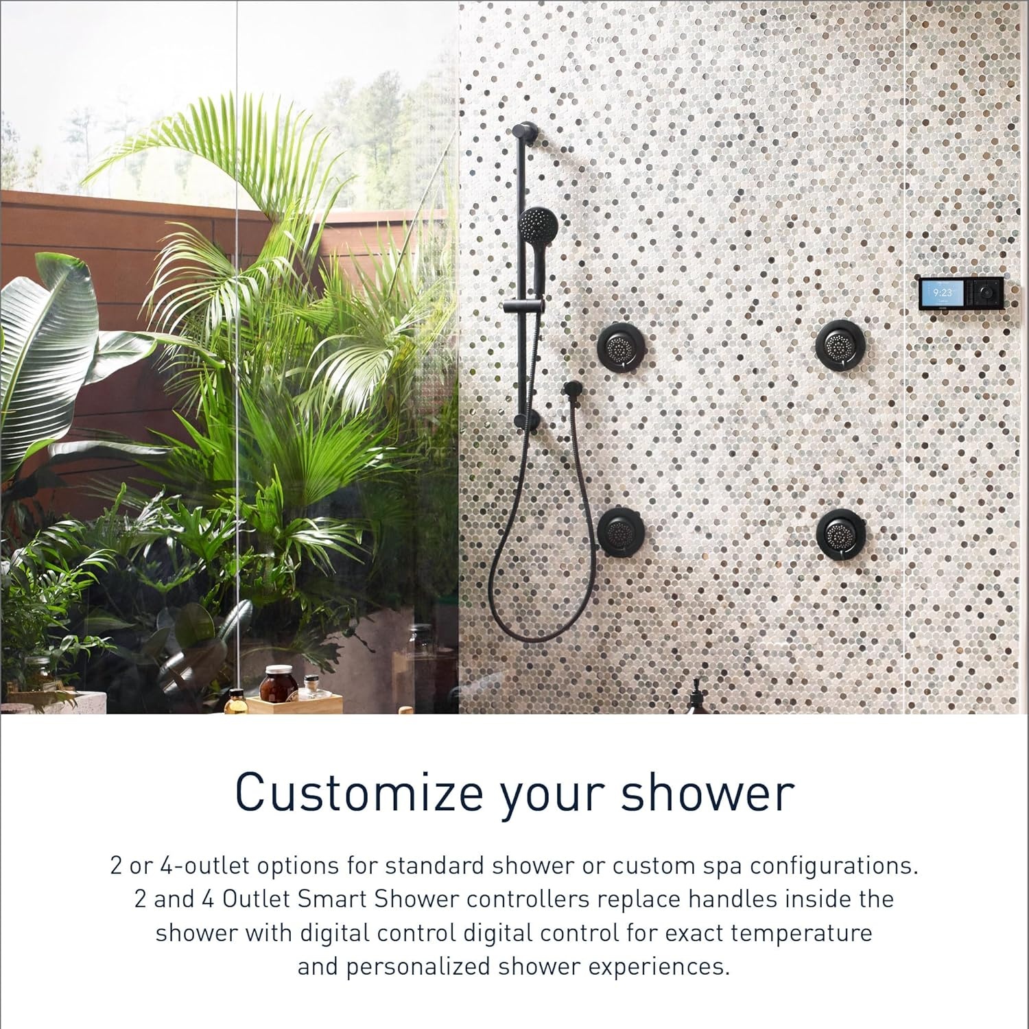 image:imageMoen Smart Water 2Outlet Digital Thermostatic Shower Valve Kit with Standard 12 Connections S3102Valve Only