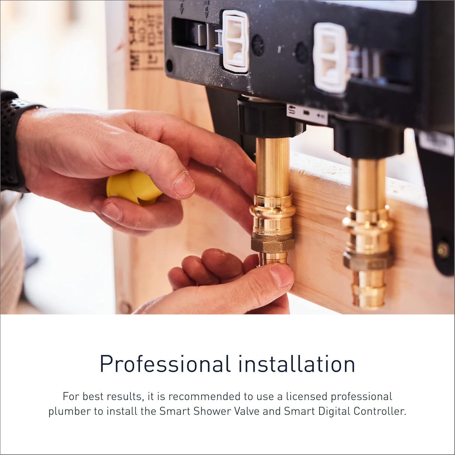 image:imageMoen Smart Water 2Outlet Digital Thermostatic Shower Valve Kit with Standard 12 Connections S3102Valve Only