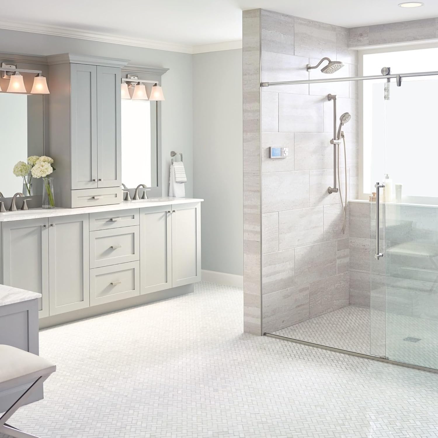 image:imageMoen Smart Water 2Outlet Digital Thermostatic Shower Valve Kit with Standard 12 Connections S3102Valve Only