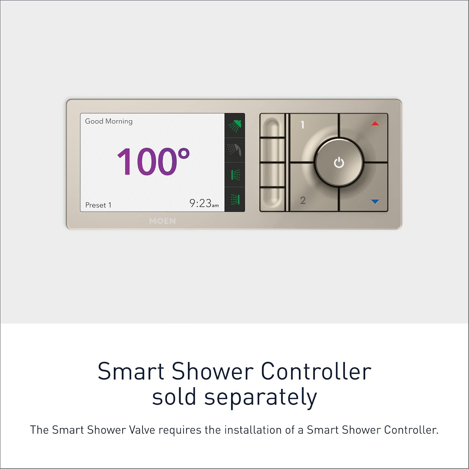 image:imageMoen Smart Water 2Outlet Digital Thermostatic Shower Valve Kit with Standard 12 Connections S3102Valve Only