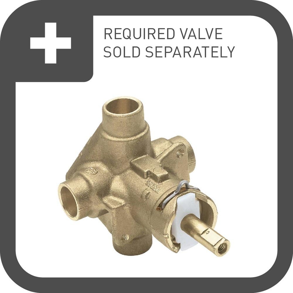 image:imageMoen T2113ORB Kingsley PosiTemp Tub and Shower Trim Kit without Valve Oil Rubbed BronzeOil Rubbed Bronze