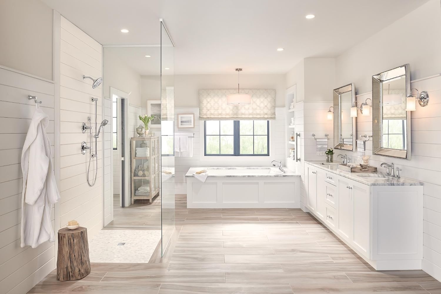 image:imageMoen T2313BLBelfield PosiTemp Tub and Shower Trim Kit Valve RequiredBrushed Nickel