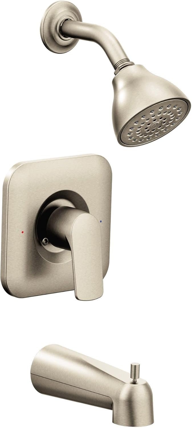 image:imageMoen T2813EPBN Rizon PosiTemp EcoPerformance Tub and Shower Trim Valve Required Brushed NickelBrushed Nickel