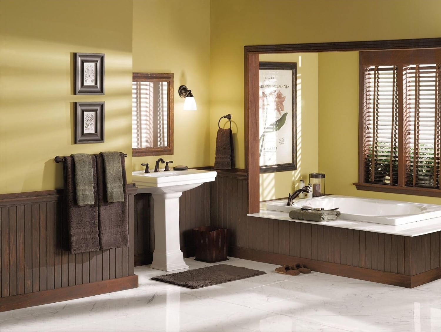 image:imageMoen T933 Brantford 2Handle Deck Mount Roman Tub Faucet Trim Kit Valve Required Chrome