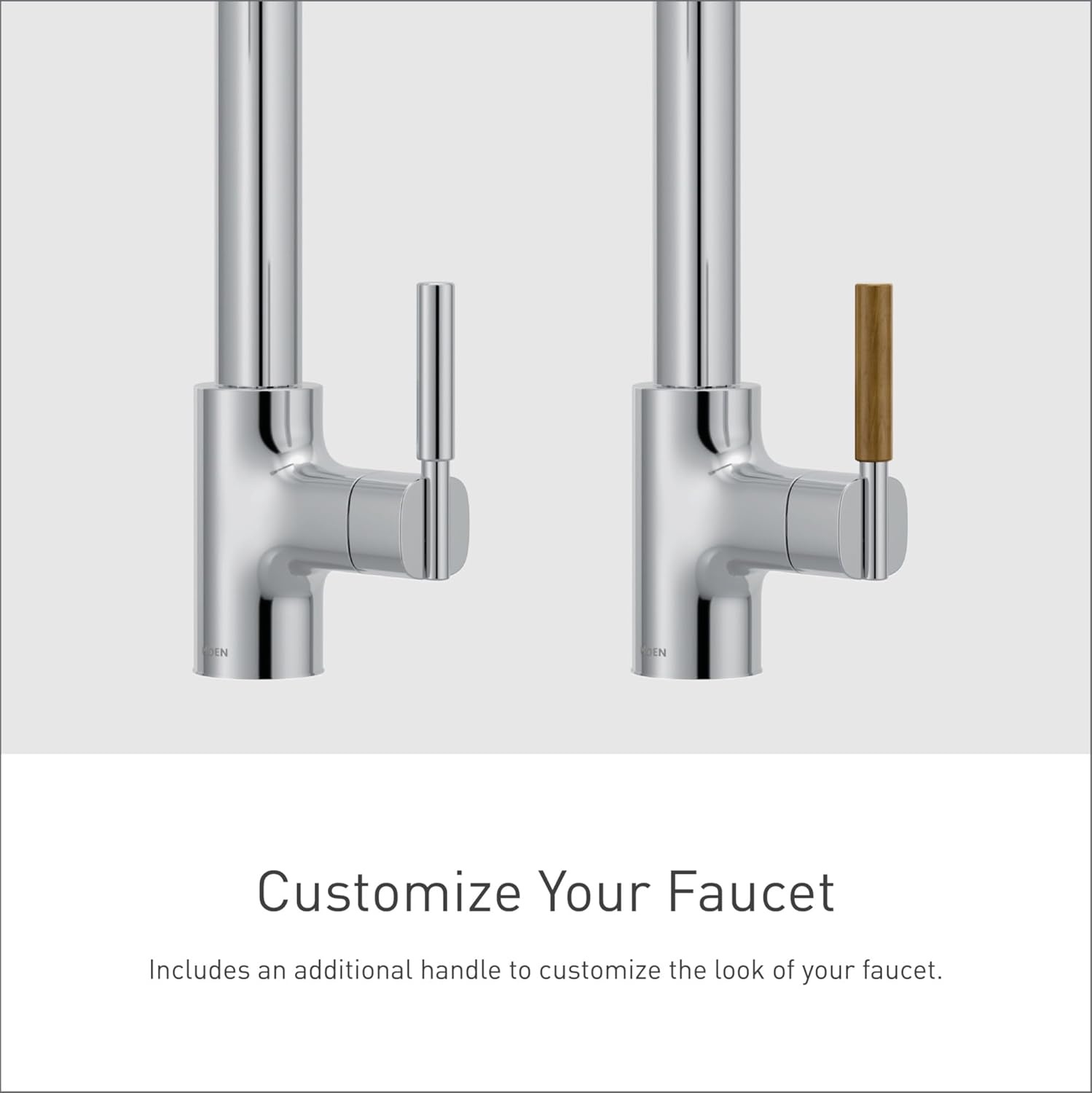 image:imageMoen Tenon Chrome One Handle Modern Bar Pulldown Faucet S64001