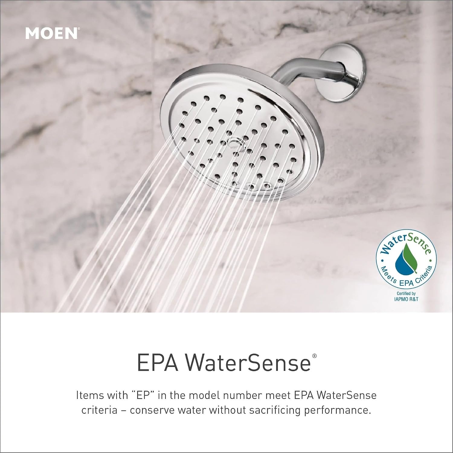 image:imageMoen UTS33103EPNL Weymouth MCORE 3Series 1Handle EcoPerformance Tub and Shower Trim Kit Valve Required Polished NickelChrome