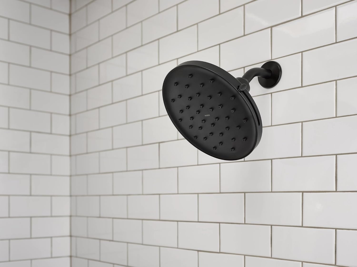 image:imageMoen Verso 9Inch Round Rain Shower Head with Infiniti Dial and Magnetix Docking Adjustable HighPressure Rainfall Shower Chrome 220R2Matte Black