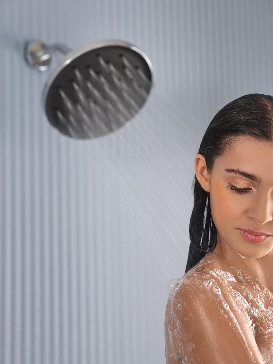 image:imageMoen Verso Brushed Gold Adjustable 9 Diameter Spray Head Rainshower 220R3BGChrome