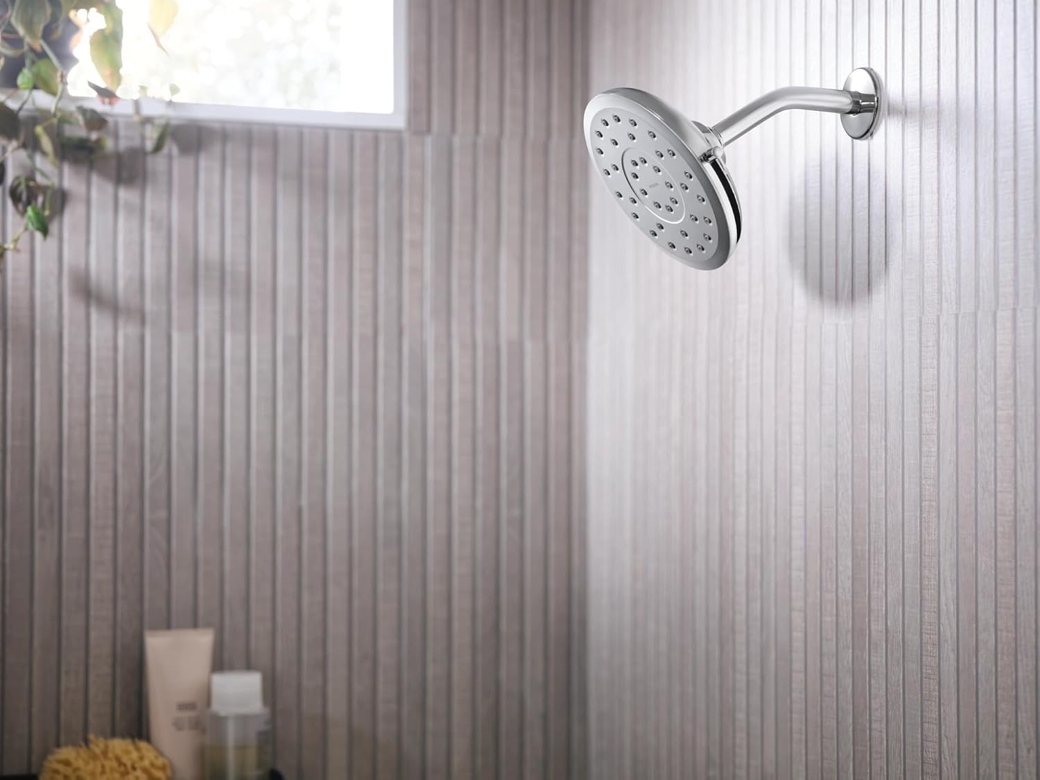 image:imageMoen Verso EcoPerformance Infiniti Dial Round Rain Shower Head 7Inch Diameter Spray Head Brushed Gold 220R7EPBGChrome