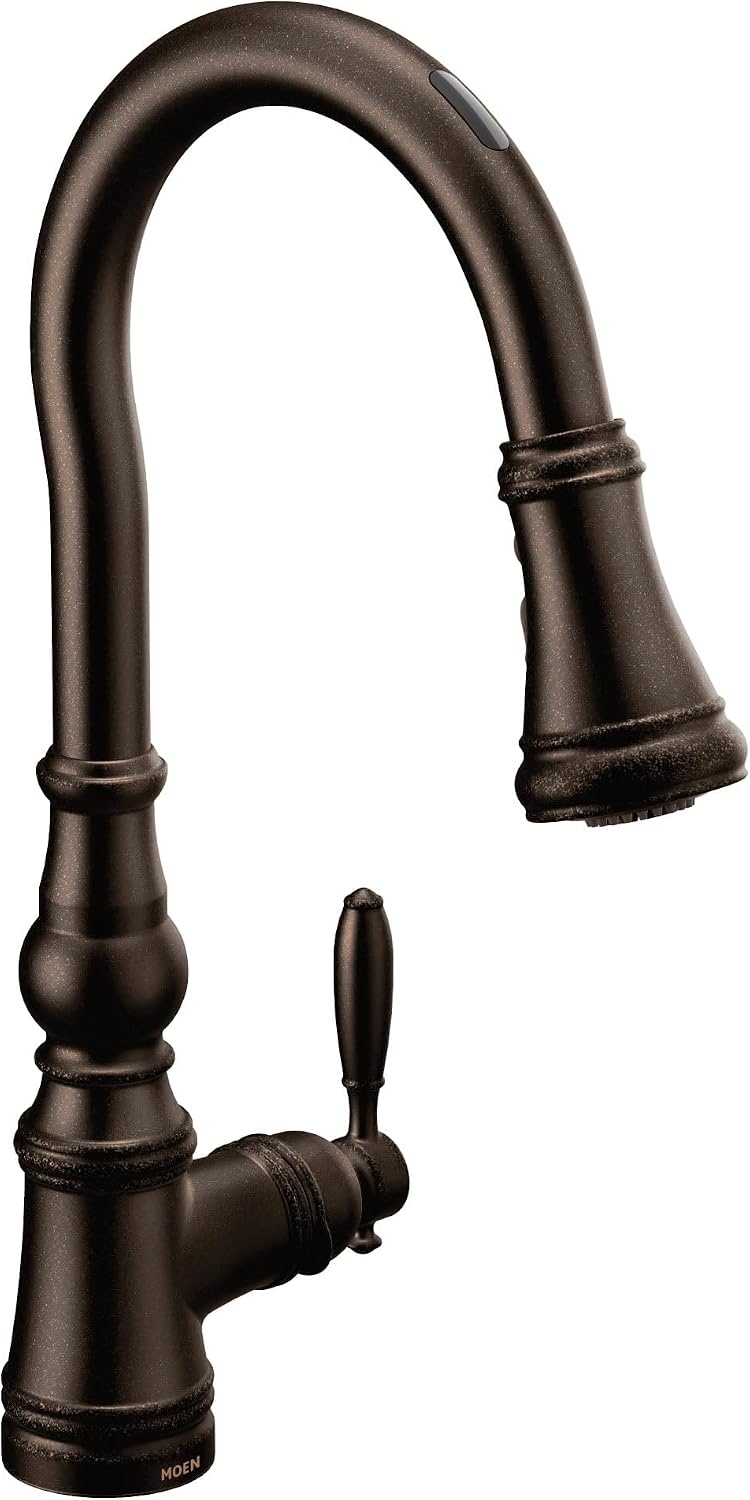 image:imageMoen Weymouth OilRubbed Bronze 3in1 Water Filtration OneHandle Pulldown Kitchen Faucet FS73004ORB with Moen F9800 Advanced Carbon Water Filtration SystemOil Rubbed Bronze