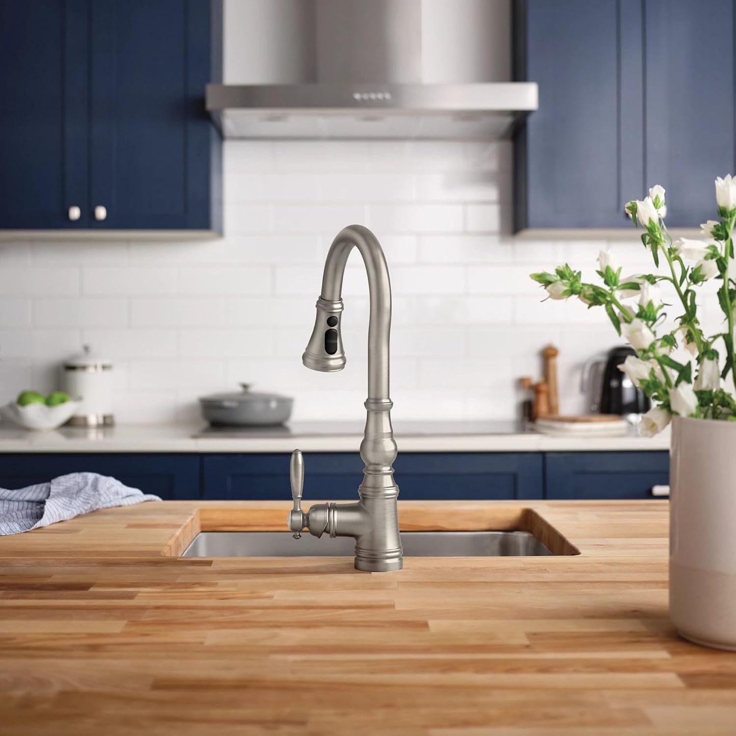 image:imageMoen Weymouth OilRubbed Bronze 3in1 Water Filtration OneHandle Pulldown Kitchen Faucet FS73004ORB with Moen F9800 Advanced Carbon Water Filtration SystemSpot Resist Stainless