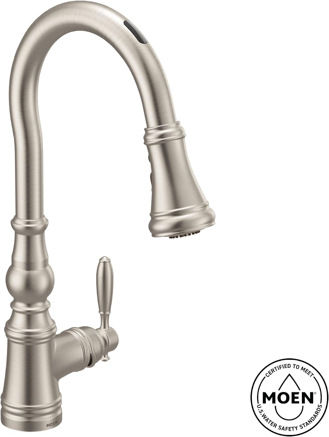 image:imageMoen Weymouth OilRubbed Bronze 3in1 Water Filtration OneHandle Pulldown Kitchen Faucet FS73004ORB with Moen F9800 Advanced Carbon Water Filtration SystemSpot Resist Stainless