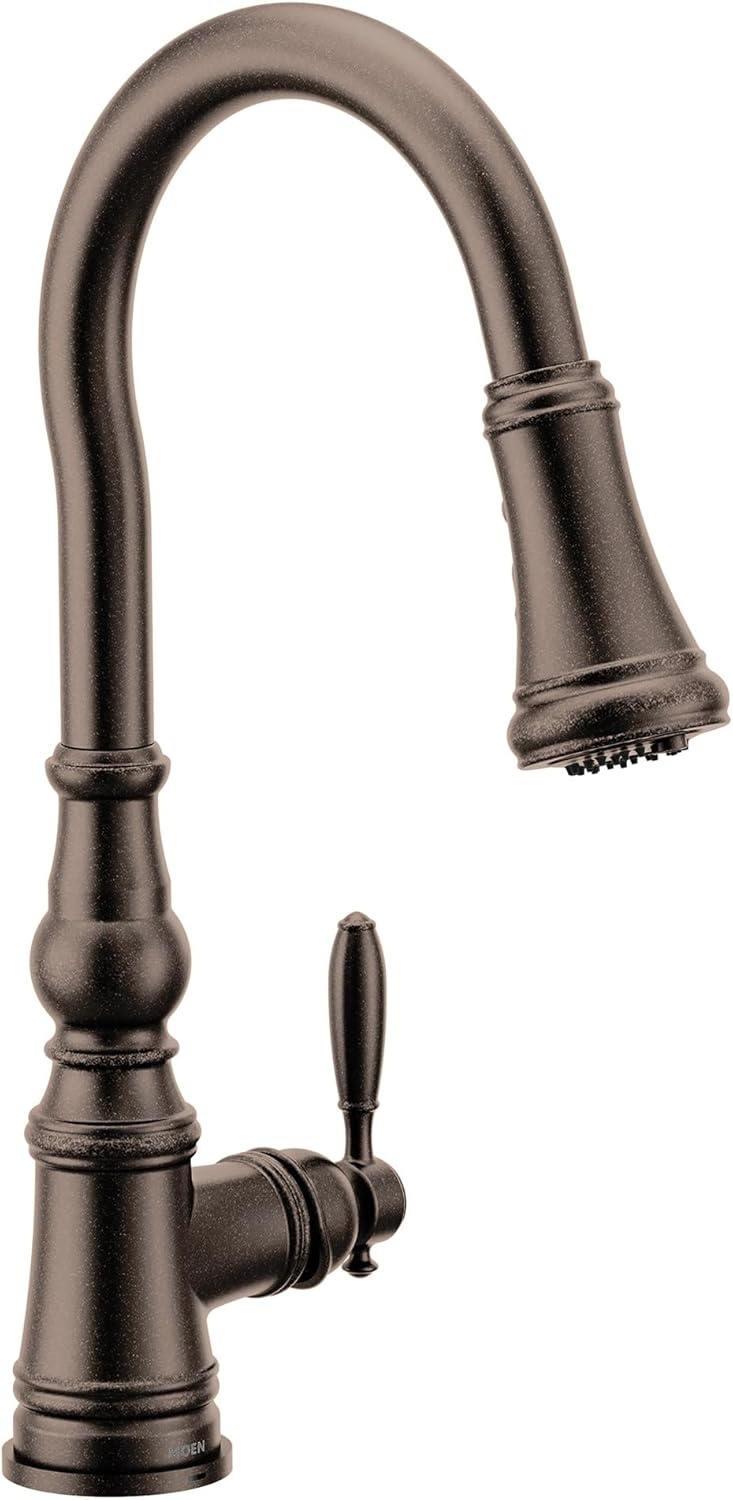 image:imageMoen Weymouth OilRubbed Bronze 3in1 Water Filtration OneHandle Pulldown Kitchen Faucet FS73004ORB with Moen F9800 Advanced Carbon Water Filtration SystemOil Rubbed Bronze