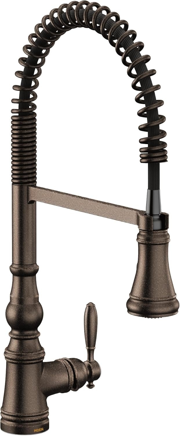image:imageMoen Weymouth OilRubbed Bronze 3in1 Water Filtration OneHandle Pulldown Kitchen Faucet FS73004ORB with Moen F9800 Advanced Carbon Water Filtration SystemOil Rubbed Bronze