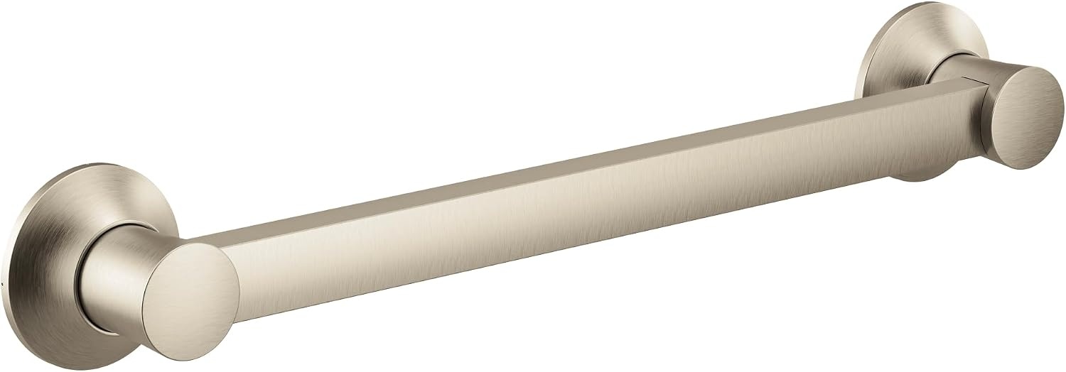 image:imageMoen YG0336BG Bathroom Safety 36Inch Stainless Steel Bathroom Grab Bar Brushed GoldBrushed Nickel