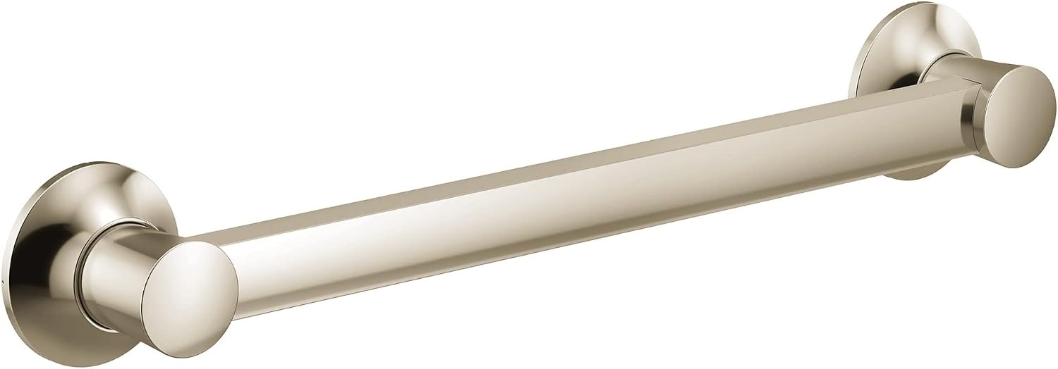 image:imageMoen YG0336BG Bathroom Safety 36Inch Stainless Steel Bathroom Grab Bar Brushed GoldPolished Nickel