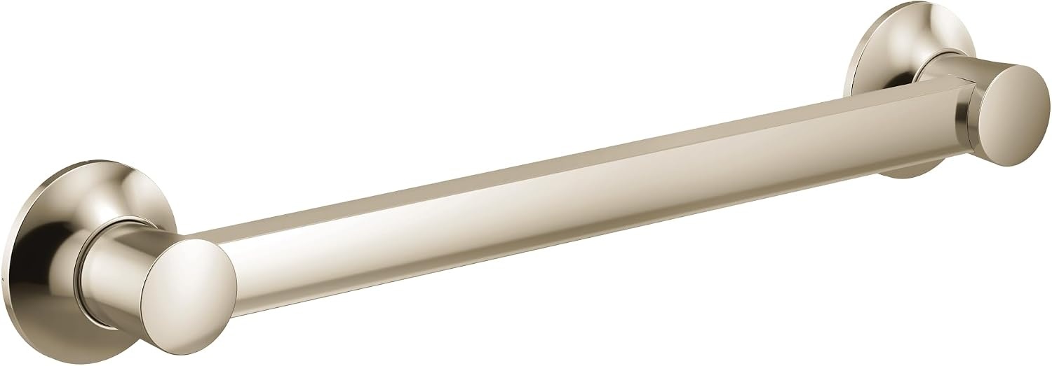 image:imageMoen YG0336BG Bathroom Safety 36Inch Stainless Steel Bathroom Grab Bar Brushed GoldPolished Nickel