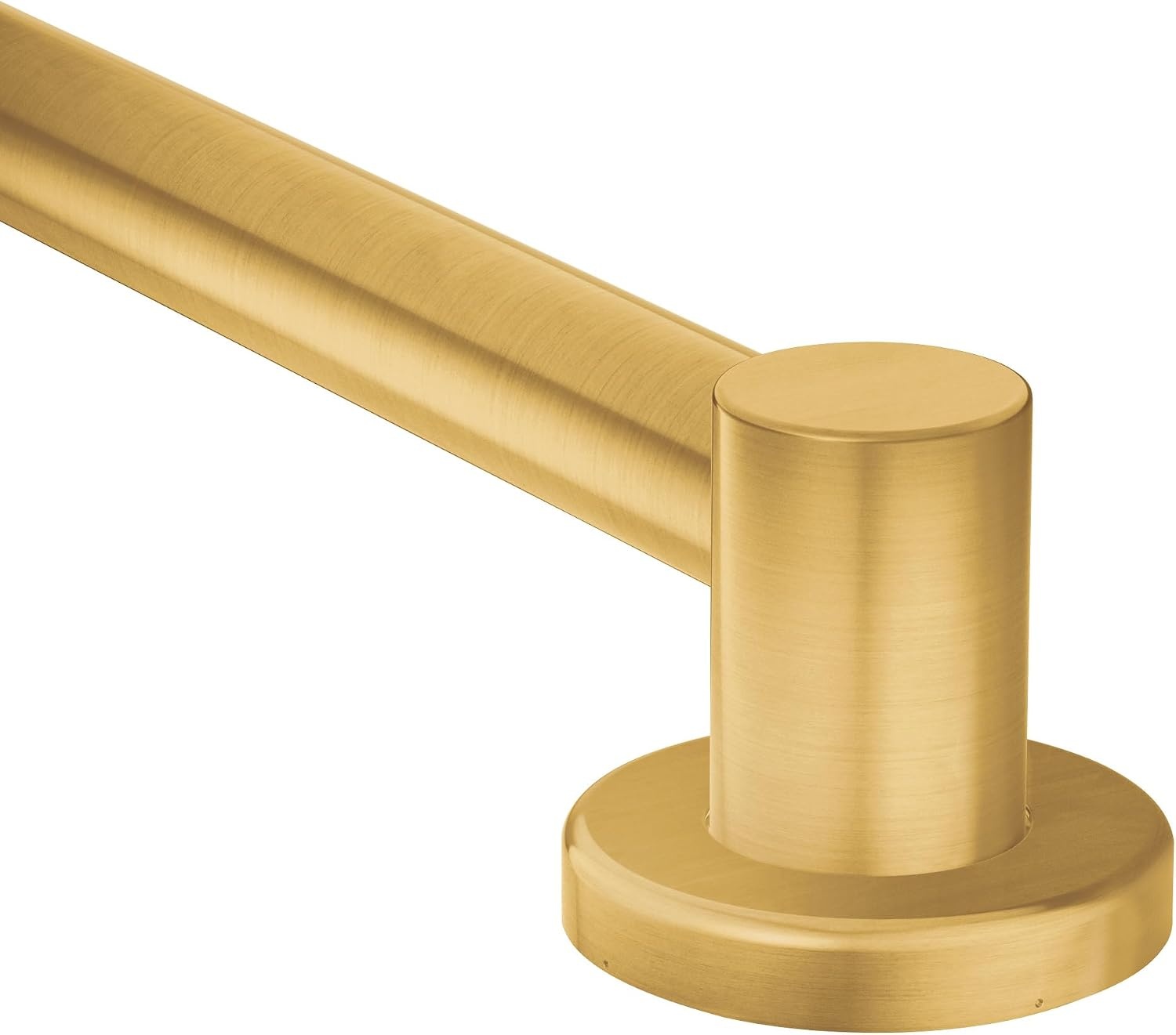image:imageMoen YG0418BG Bathroom Safety 18Inch Stainless Steel Modern Bathroom Grab Bar Brushed GoldBrushed Gold