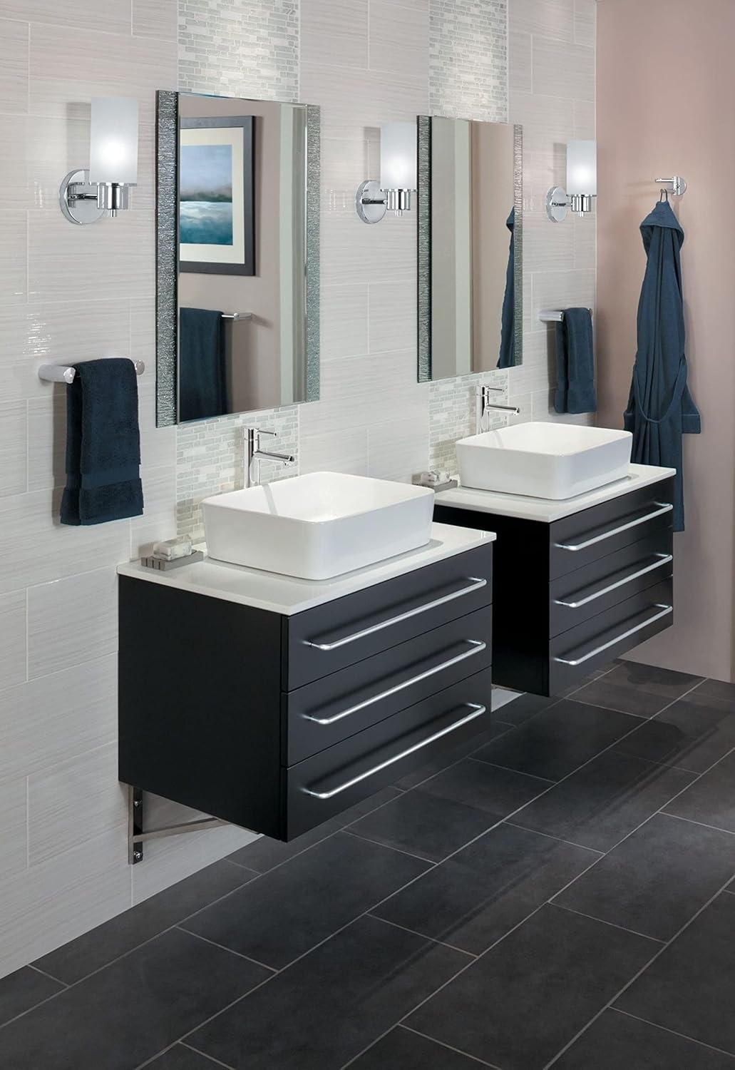 image:imageMoen YG0436CH Bathroom Safety 36Inch Stainless Steel Modern Bathroom Grab Bar ChromeChrome