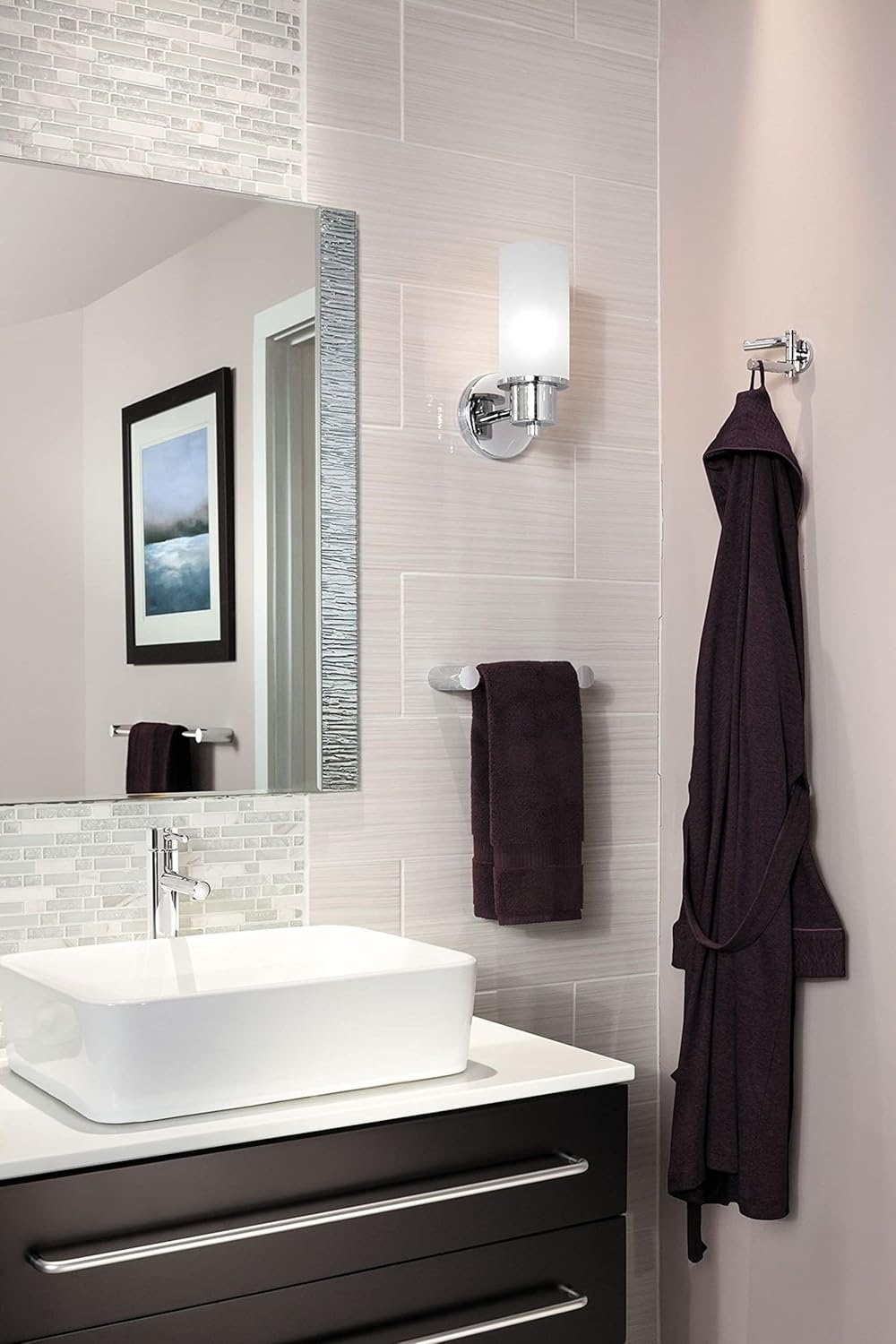 image:imageMoen YG0436CH Bathroom Safety 36Inch Stainless Steel Modern Bathroom Grab Bar ChromeChrome