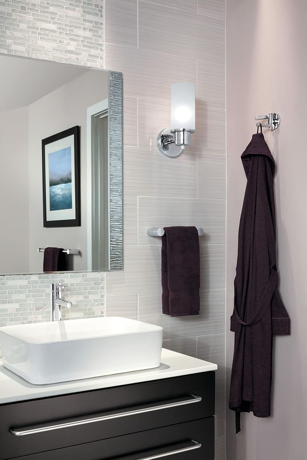 image:imageMoen YG0436CH Bathroom Safety 36Inch Stainless Steel Modern Bathroom Grab Bar ChromeChrome