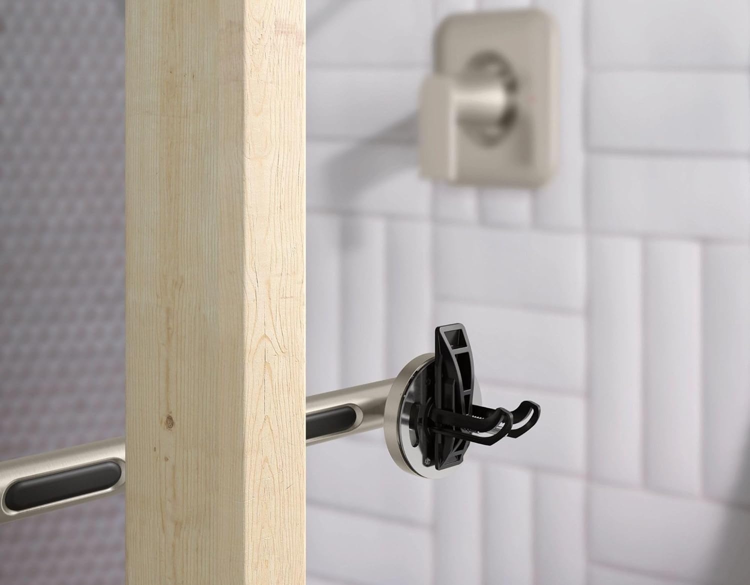 image:imageMoen YG0736BN Bathroom Safety 36Inch Stainless Steel Modern Bathroom Grab Bar Brushed NickelBrushed Nickel