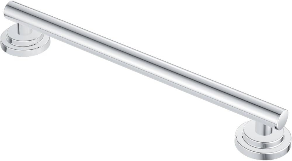 image:imageMoen YG0736BN Bathroom Safety 36Inch Stainless Steel Modern Bathroom Grab Bar Brushed NickelChrome