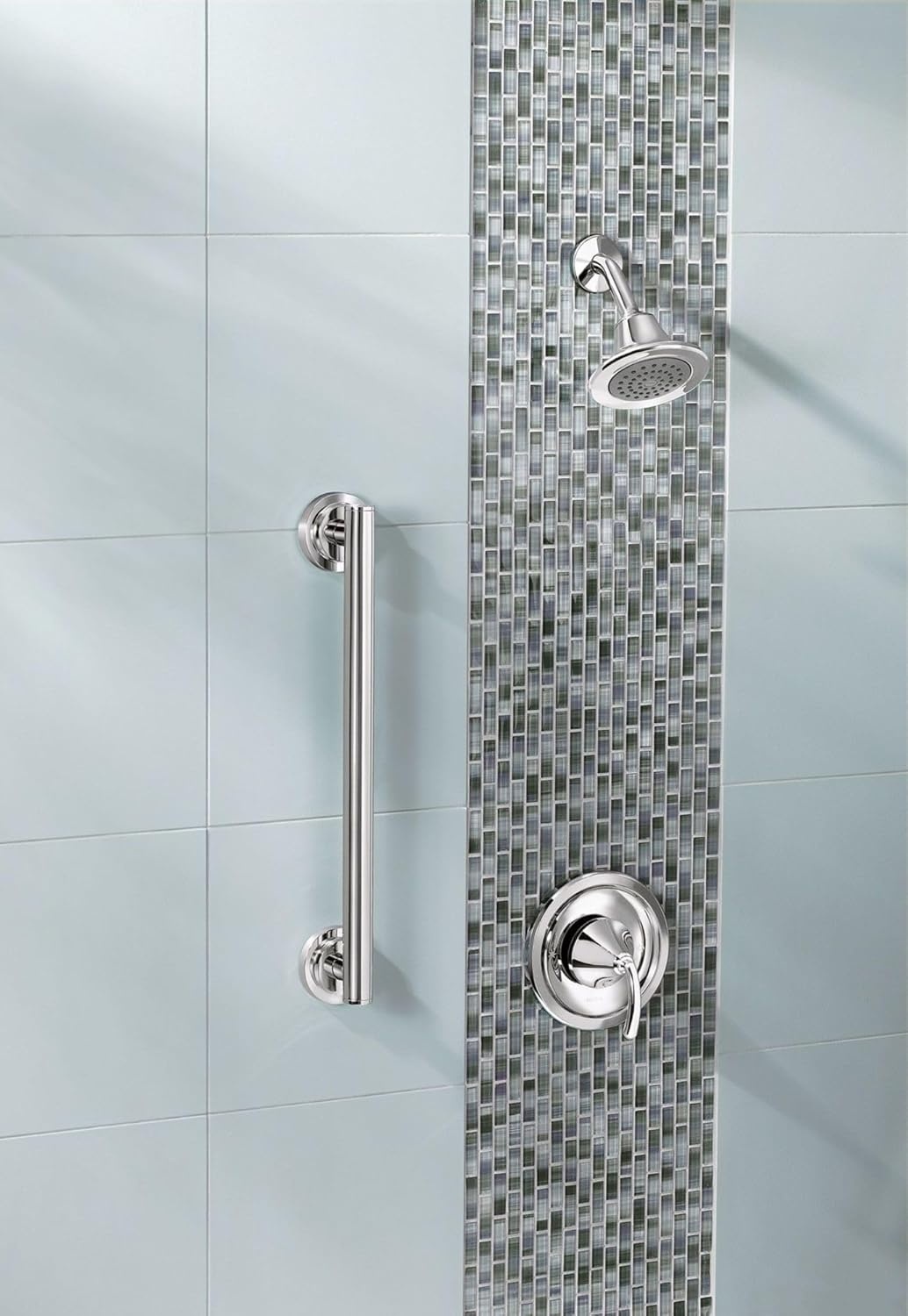 image:imageMoen YG0736BN Bathroom Safety 36Inch Stainless Steel Modern Bathroom Grab Bar Brushed NickelChrome