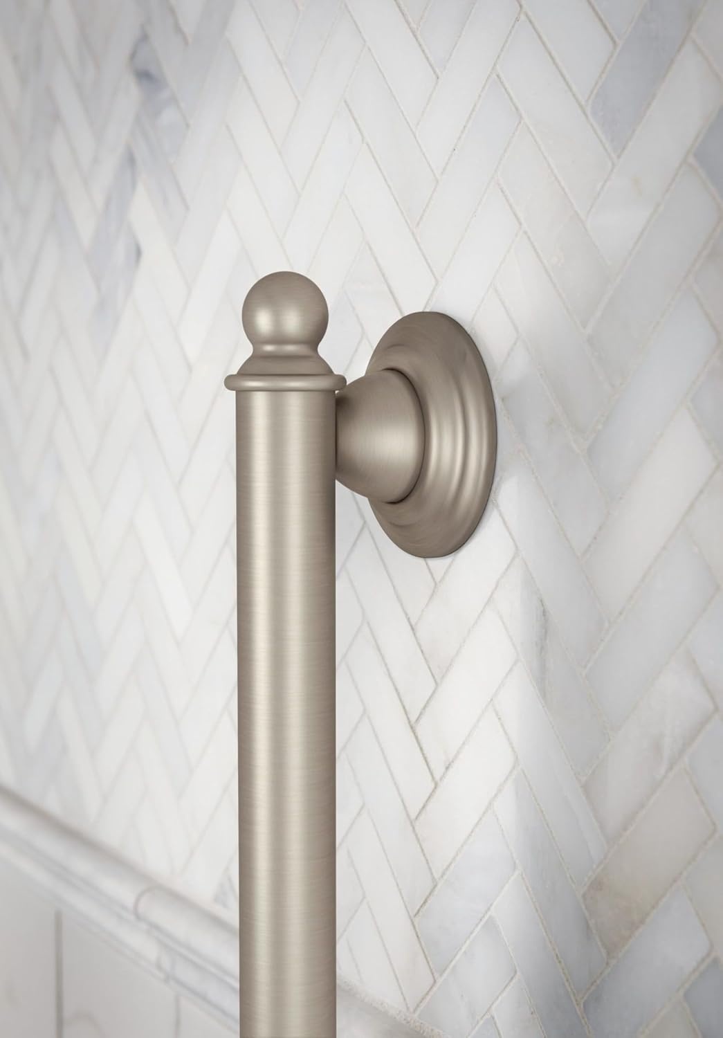 image:imageMoen YG2224CH Bathroom Safety 24Inch Stainless Steel Traditional Bathroom Grab Bar ChromeBrushed Nickel
