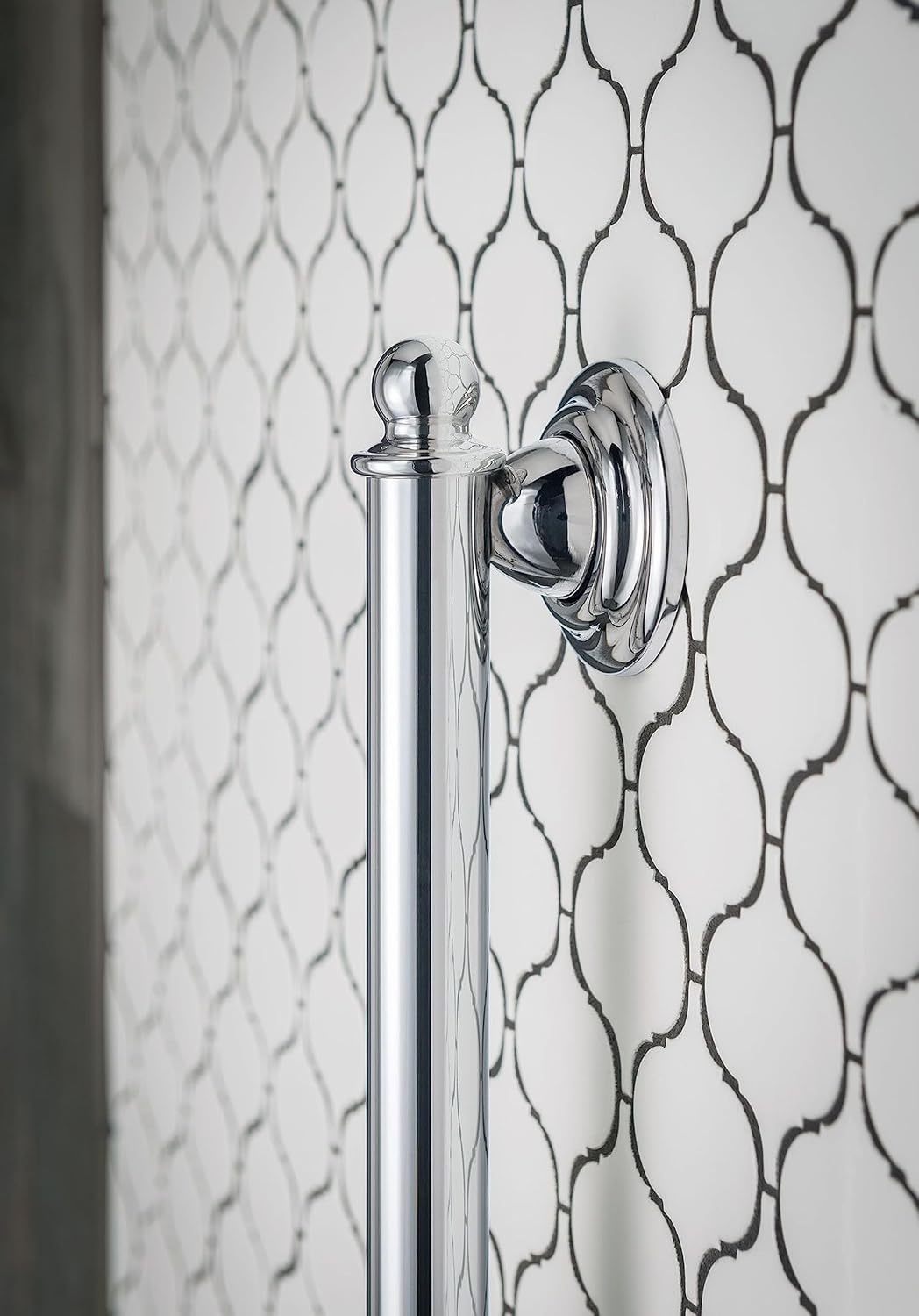 image:imageMoen YG2224CH Bathroom Safety 24Inch Stainless Steel Traditional Bathroom Grab Bar ChromeChrome