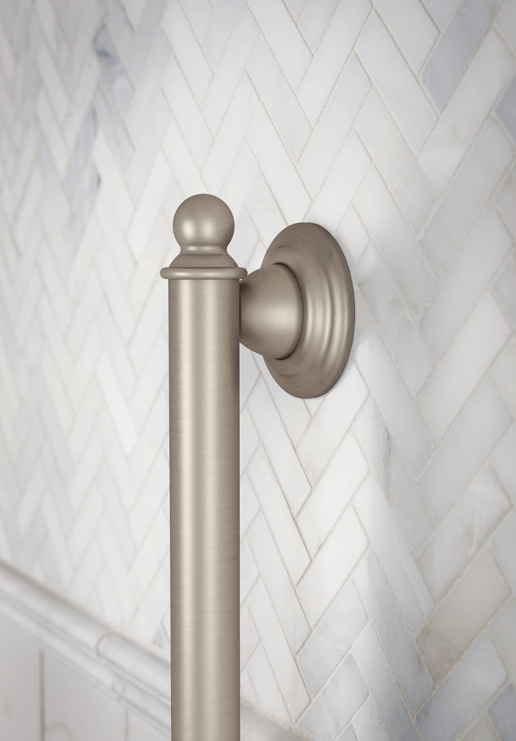 image:imageMoen YG2224CH Bathroom Safety 24Inch Stainless Steel Traditional Bathroom Grab Bar ChromeOilRubbed Bronze