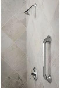 image:imageMoen YG2818BN Bathroom Safety 18Inch Stainless Steel Transitional Bathroom Grab Bar Brushed Nickel
