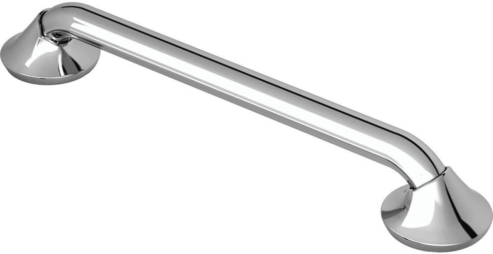 image:imageMoen YG2818CH Bathroom Safety 18Inch Stainless Steel Transitional Bathroom Grab Bar Chrome