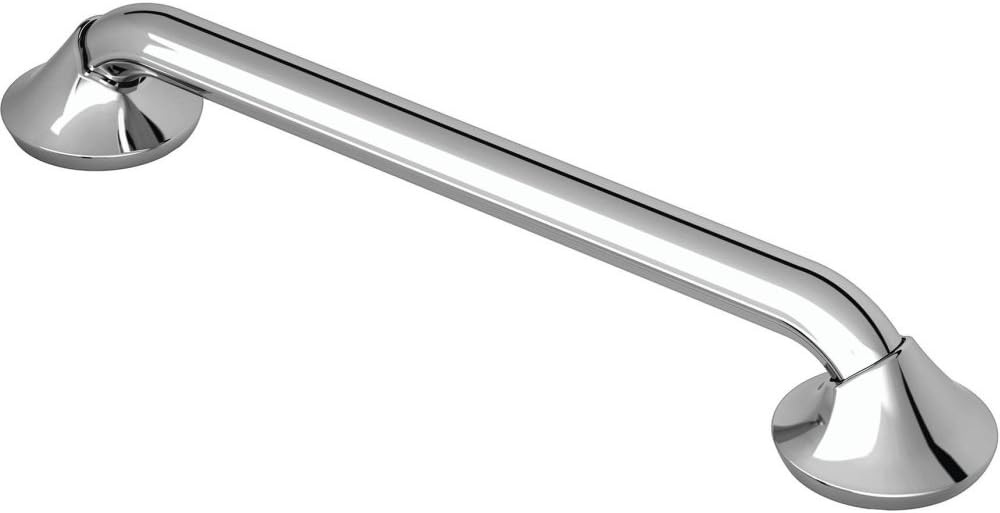 image:imageMoen YG2824CH Bathroom Safety 24Inch Stainless Steel Transitional Bathroom Grab Bar Chrome
