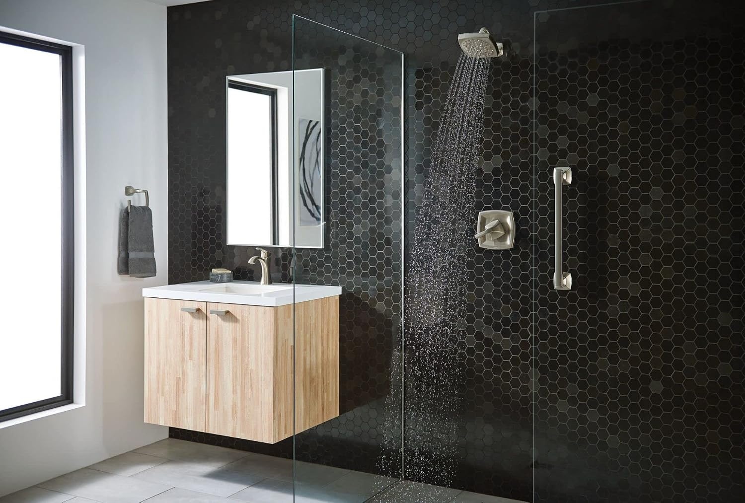 image:imageMoen YG5118ORB Bathroom Safety 18Inch Stainless Steel Transitional Bathroom Grab Bar OilRubbed Bronze