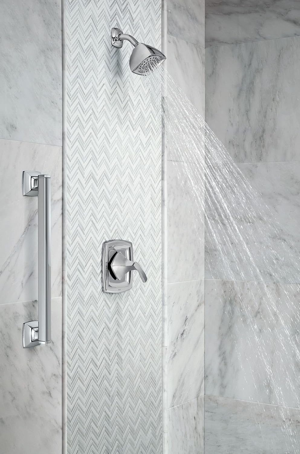 image:imageMoen YG5124BN Bathroom Safety 24Inch Stainless Steel Transitional Bathroom Grab Bar Brushed NickelChrome
