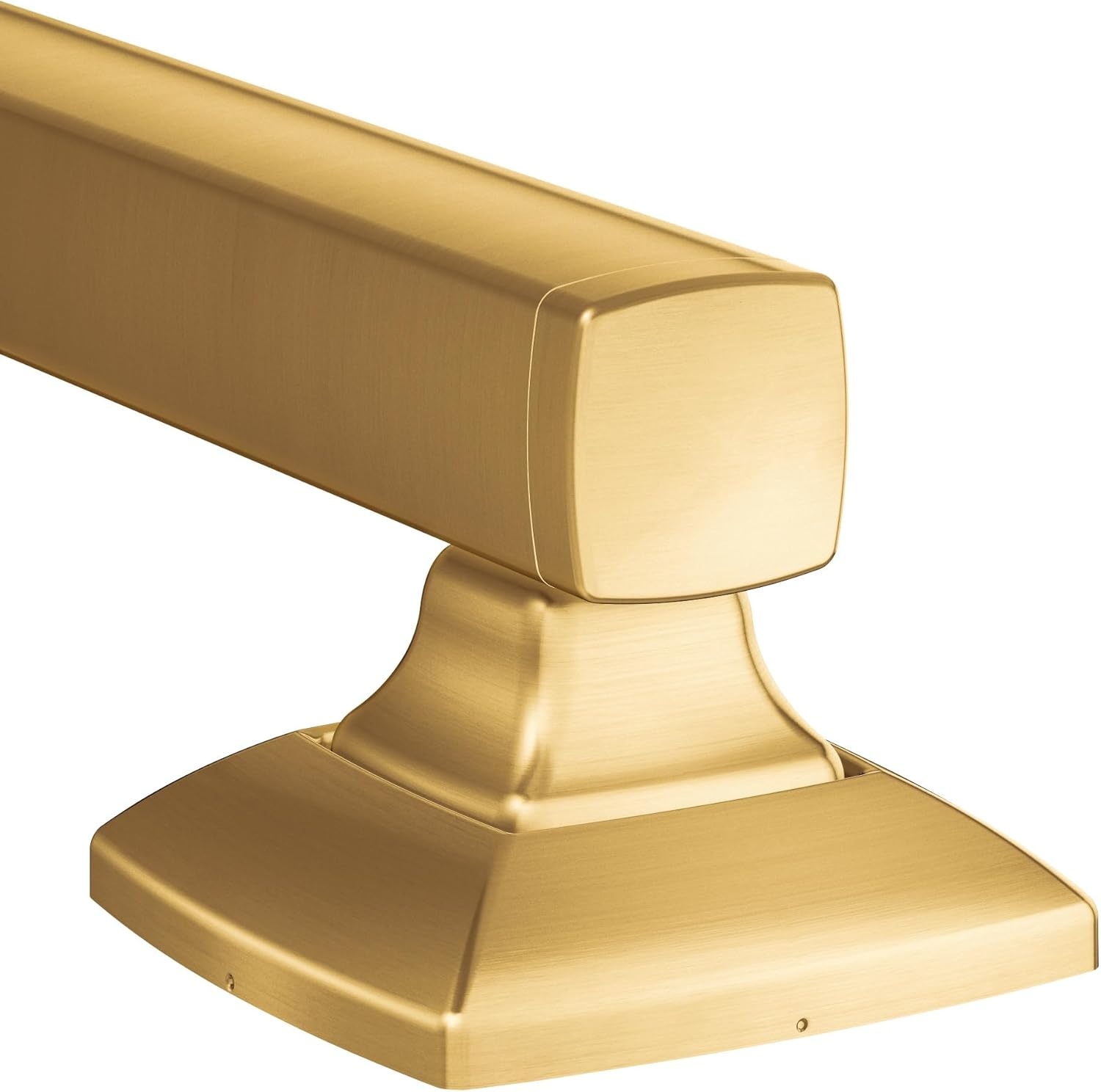 image:imageMoen YG5124BN Bathroom Safety 24Inch Stainless Steel Transitional Bathroom Grab Bar Brushed NickelGold