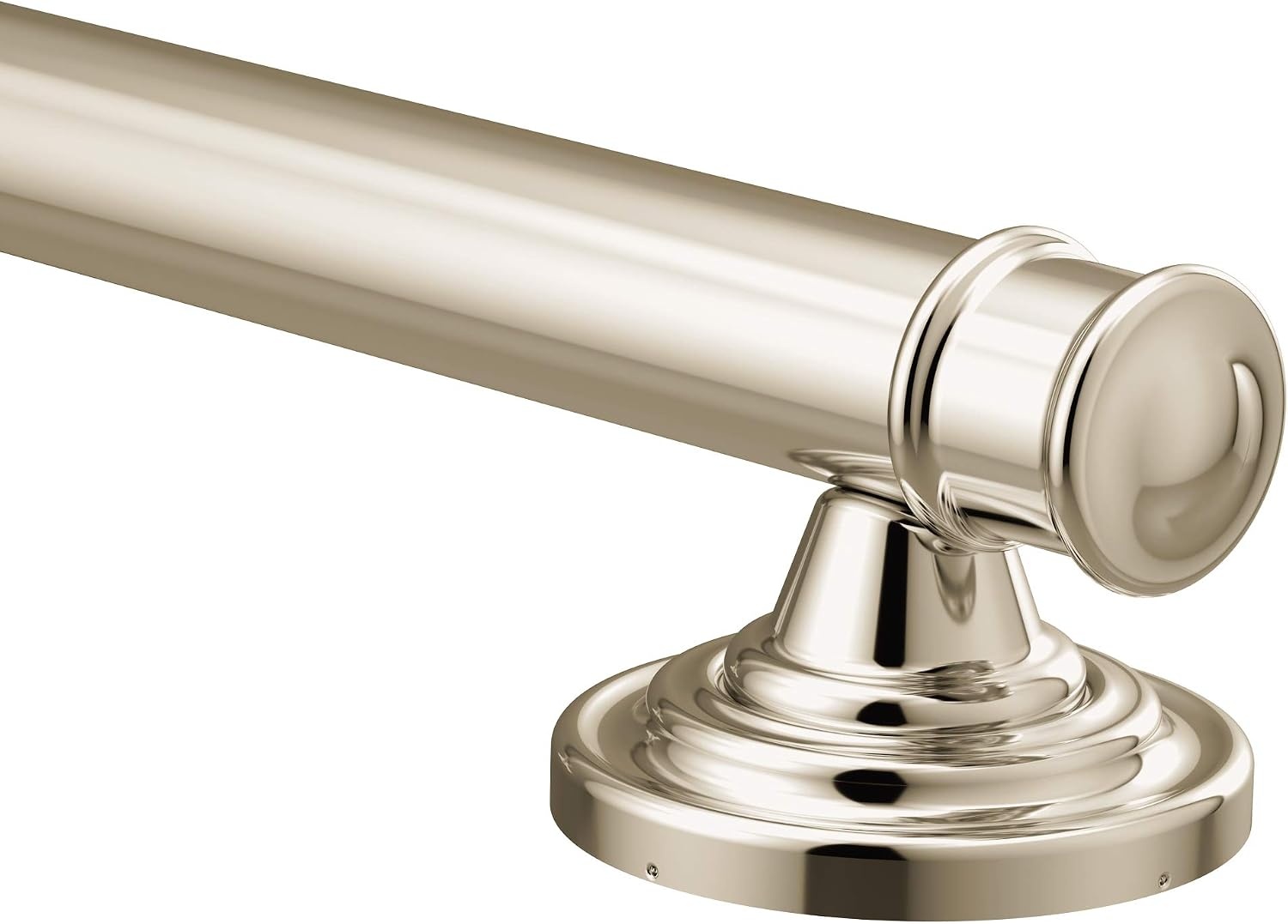 image:imageMoen YG6412ORB Bathroom Safety 12Inch Stainless Steel Traditional Bathroom Grab Bar OilRubbed BronzePolished Nickel