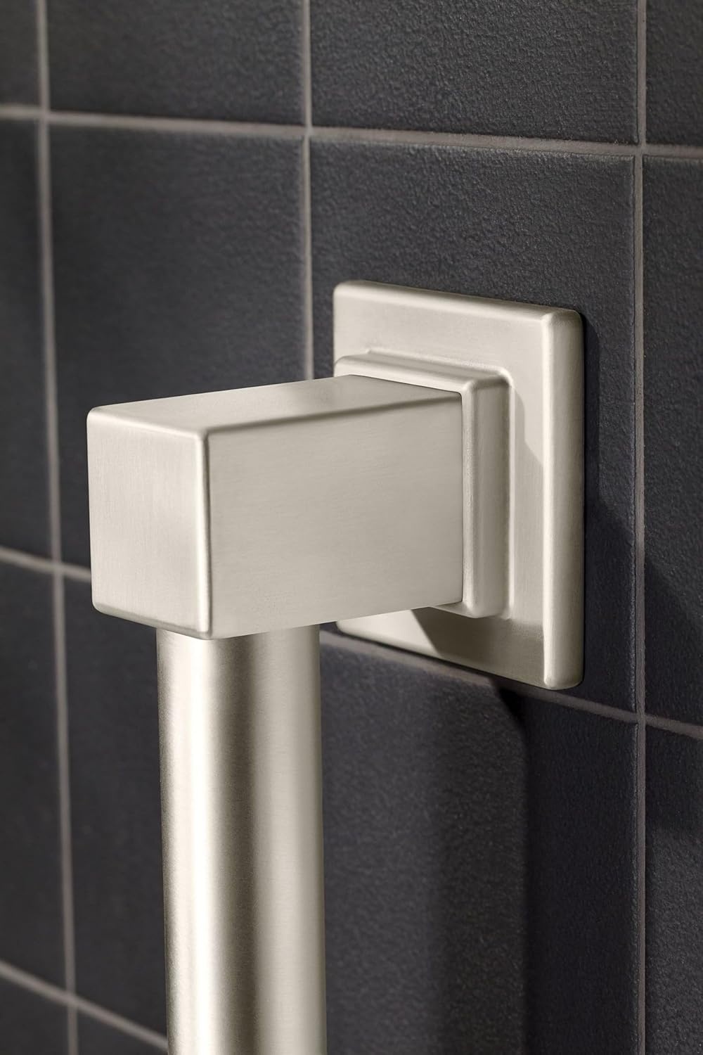 image:imageMoen YG8812CH Bathroom Safety 12Inch Stainless Steel Modern Bathroom Grab Bar ChromeBrushed Nickel